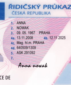 Buy Real Driving License of Czech Republic