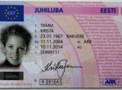 Buy Real Driving License of Estonia