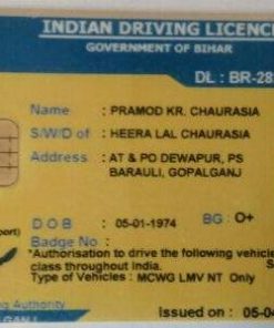 Buy Real Driving License of India