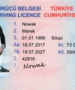 Buy Real Driving License of Turkey