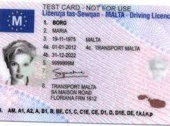 Buy Fake Driver’s License of Malta