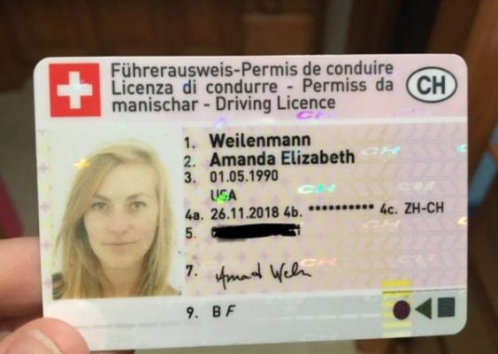 Buy Switzerland Fake Drivers License